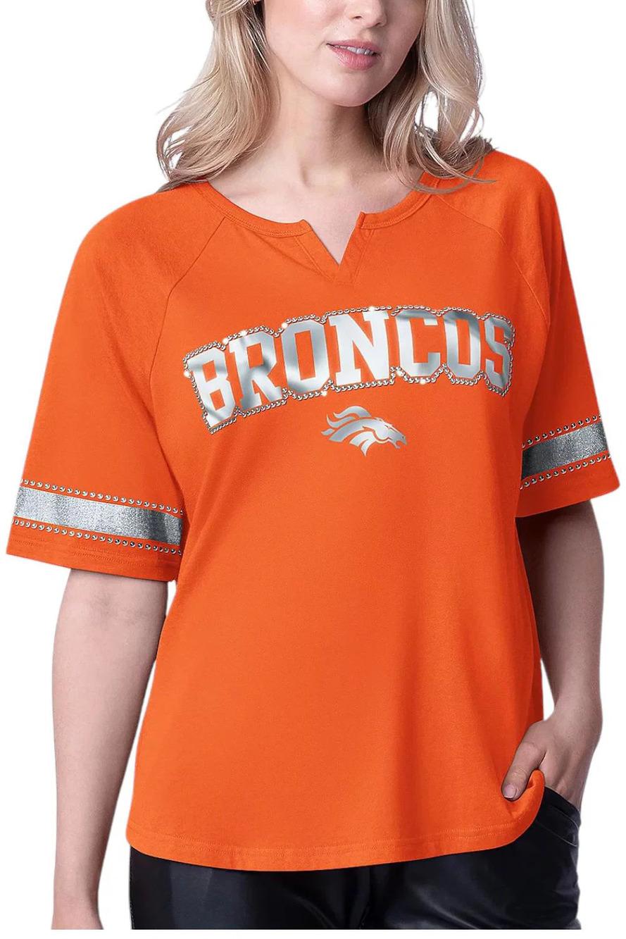 NFL Women's Fuel Up Oversized Fit T-Shirt Broncos - Regular